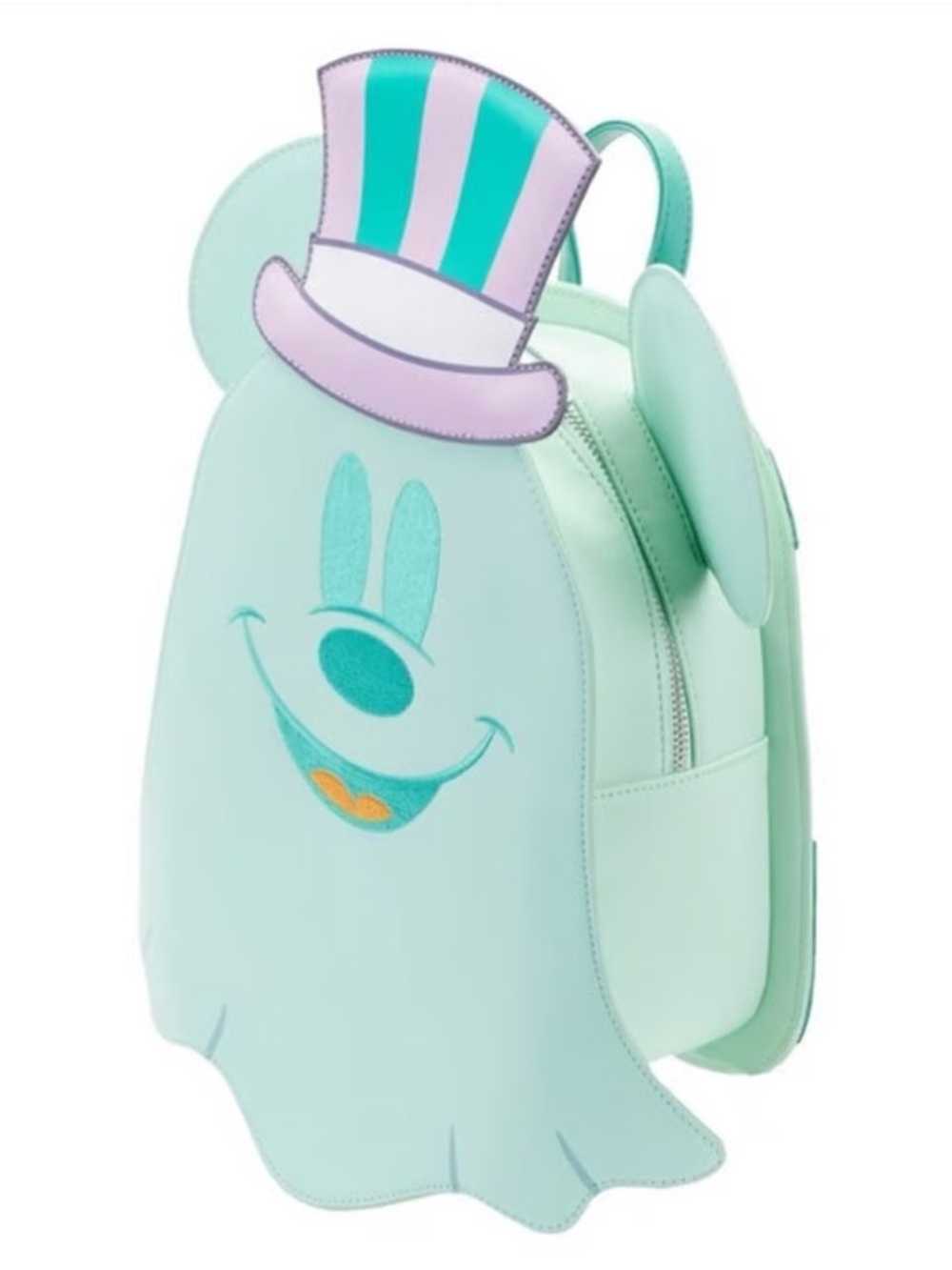 Loungefly Disney Pastel Ghost Mickey Mouse Glow Mini Backpack - Picture 3 of 5